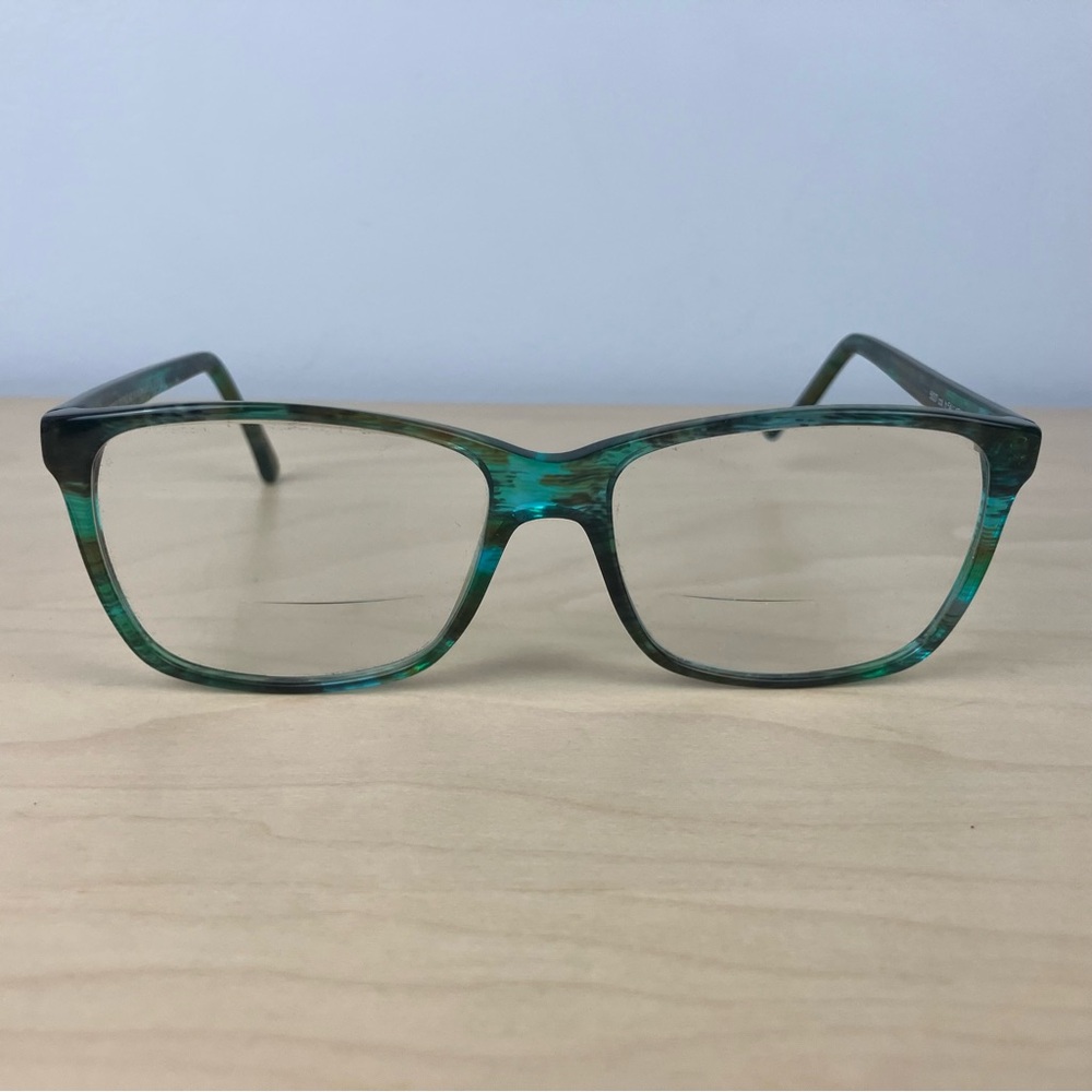 Andy Wolf Eyeglasses FRAMES ONLY 5037 col. Teal Green 54 15/140 Austria Handmade